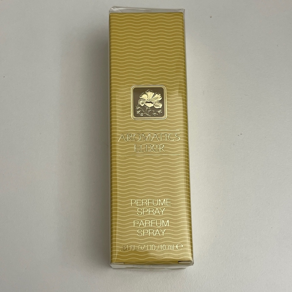 SEALED NEW Clinique AROMATICS ELIXIR Perfume Spray 0.34 oz. Travel Spray